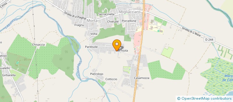 localisation de l'entreprise AERIS CORSE  PRUNELLI-DI-FIUMORBO