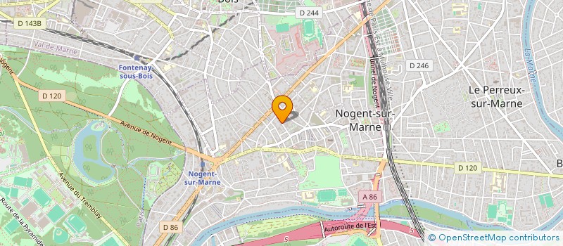 localisation de l'entreprise AERIS PARTNERS à NOGENT-SUR-MARNE