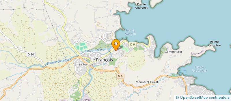 localisation de l'entreprise AERIS SARL à LE FRANCOIS