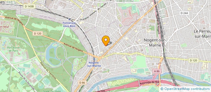 localisation de l'entreprise AERIS SOLUTIONS à NOGENT-SUR-MARNE