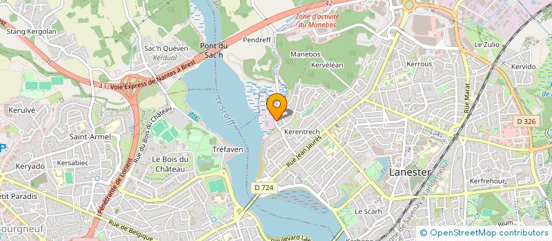 localisation de l'entreprise AERIUS  LANESTER