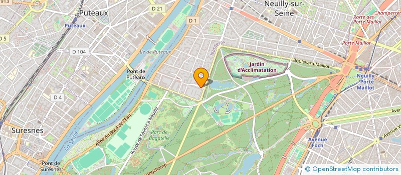 localisation de l'entreprise AERKEL à NEUILLY-SUR-SEINE