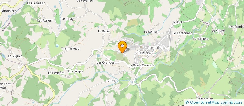 localisation de l'entreprise AERLY  RONTALON