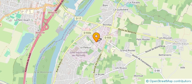 localisation de l'entreprise AERMEC SAS à GUEREINS