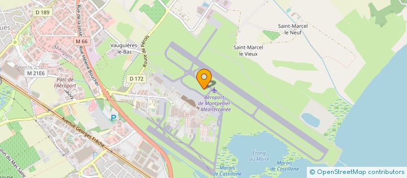 localisation de l'entreprise AERO 34 à MAUGUIO