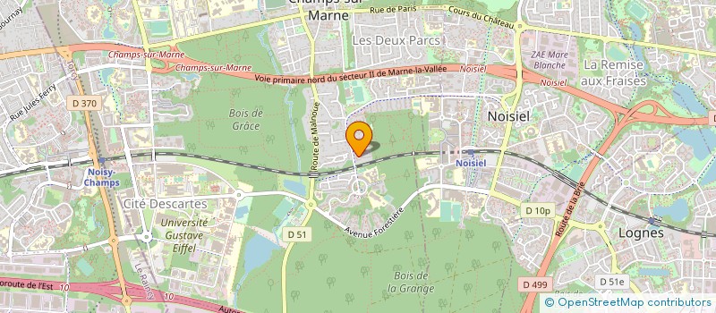 localisation de l'entreprise AERO +  CHAMPS-SUR-MARNE