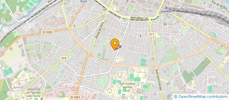 localisation de l'entreprise AERO 80 à AMIENS