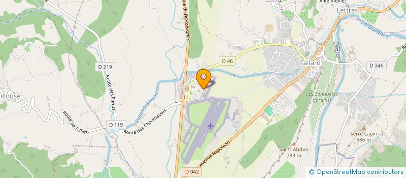 localisation de l'entreprise AERO AND CO  TALLARD