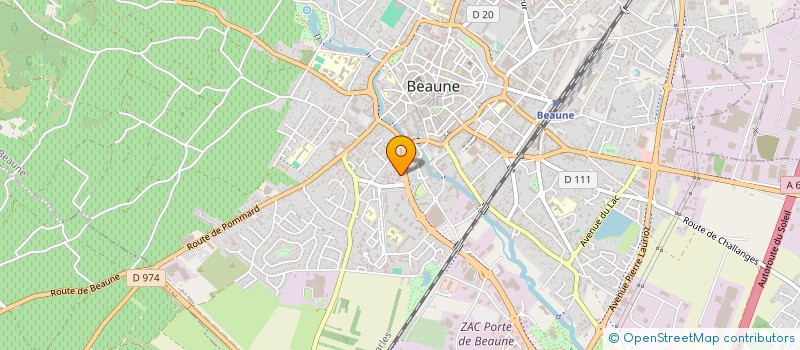 localisation de l'entreprise AERO - BEAUNE à BEAUNE