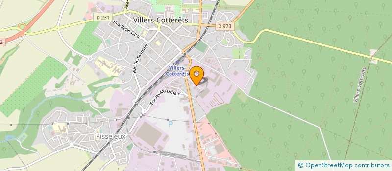 localisation de l'entreprise AERO-CARB à VILLERS-COTTERETS