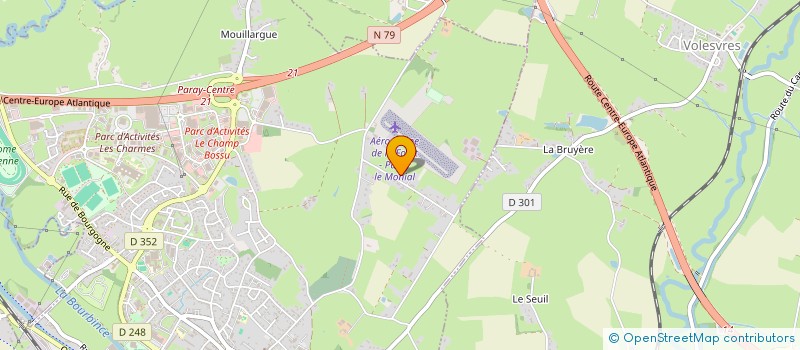 localisation de l'entreprise AERO CLASSIC' TOUR à PARAY-LE-MONIAL