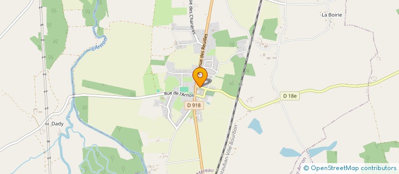 localisation de l'entreprise AERO CLUB 18  MEREAU