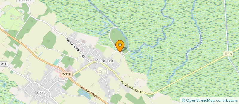 localisation de l'entreprise AERO-CLUB ALBERT BARON  MARENNES-HIERS-BROUAGE