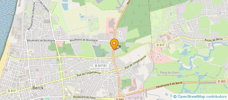 localisation de l'entreprise AERO CLUB BERCK ET ENVIRONS à BERCK
