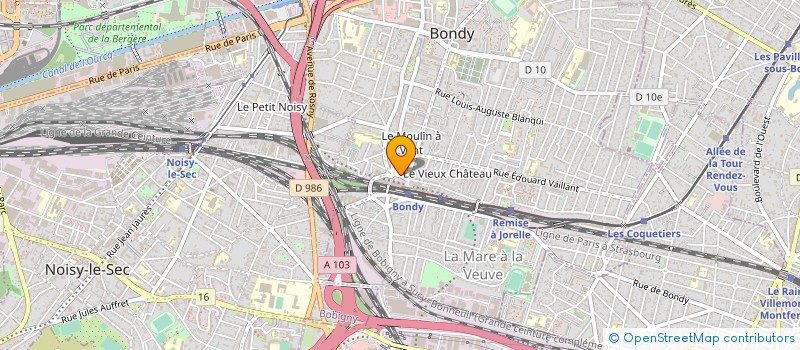 localisation de l'entreprise AERO-CLUB BONDYNOIS DE SIMULATION  BONDY