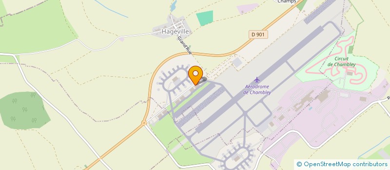 localisation de l'entreprise AERO-CLUB CHAMBLEY  HAGEVILLE