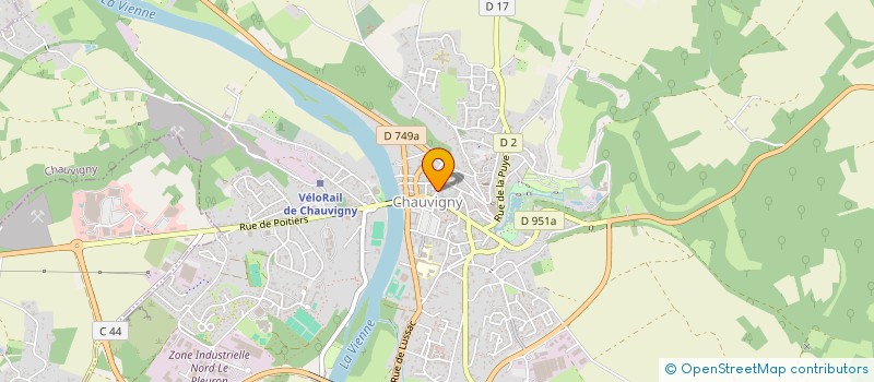 localisation de l'entreprise AERO CLUB DE CHAUVIGNY  CHAUVIGNY