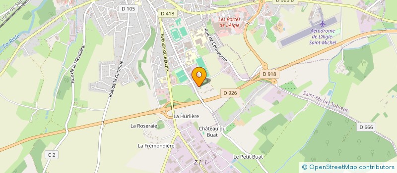 localisation de l'entreprise AERO CLUB DE L AIGLE à SAINT-SULPICE-SUR-RISLE