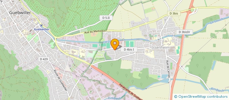 localisation de l'entreprise AERO-CLUB DE L' OCHSENFELD  ISSENHEIM