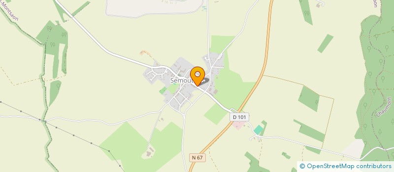 localisation de l'entreprise AERO CLUB DE LA HAUTE MARNE à SEMOUTIERS-MONTSAON