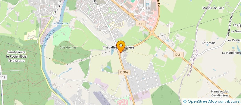 localisation de l'entreprise AERO CLUB DE LA MAYENNE à LAVAL