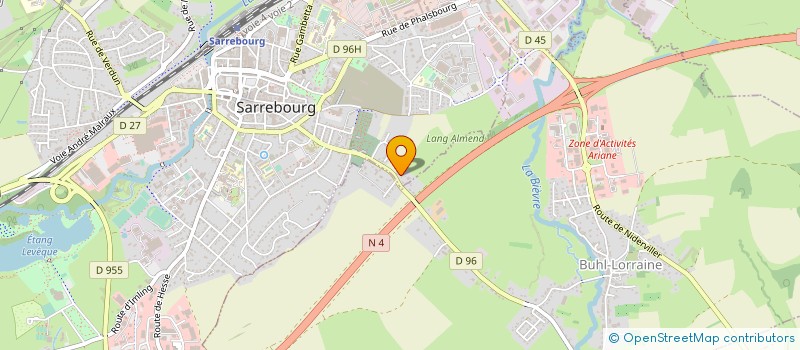 localisation de l'entreprise AERO-CLUB DE LA REGION DE SARREBOURG à SARREBOURG