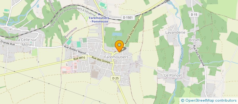 localisation de l'entreprise AERO CLUB DE LA VALLEE DU MORIN  FAREMOUTIERS