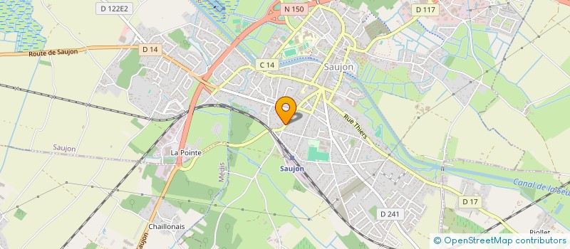 localisation de l'entreprise AERO CLUB DE ROYAN  MEDIS