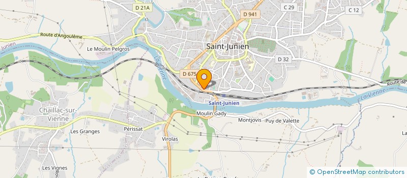 localisation de l'entreprise AERO CLUB DE SAINT JUNIEN à SAINT-JUNIEN