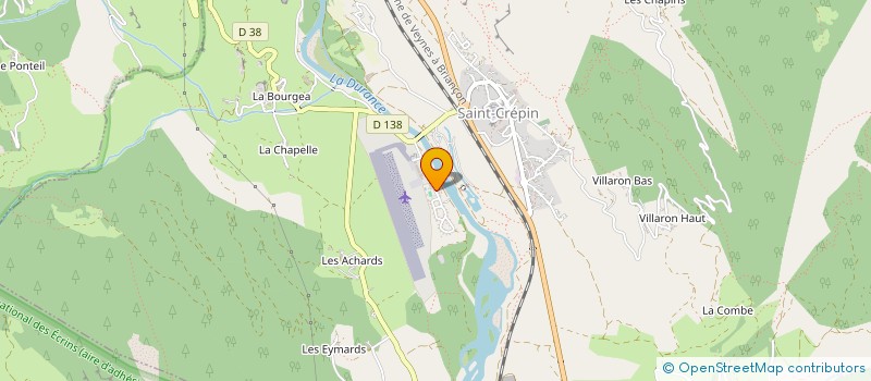 localisation de l'entreprise AERO CLUB DES 4 VALLEES à SAINT-CREPIN