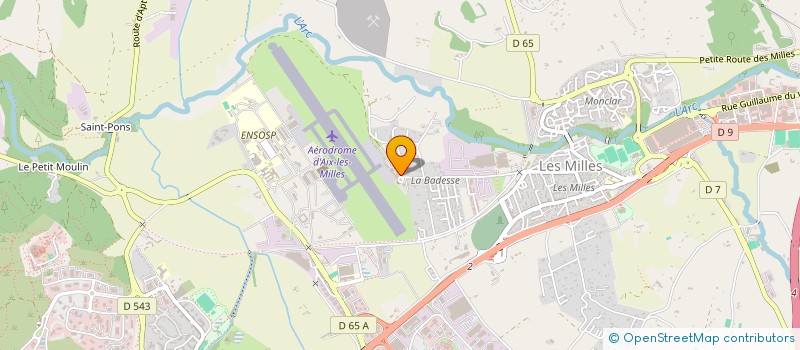 localisation de l'entreprise AERO CLUB DU SOLEIL TREIZE  AIX-EN-PROVENCE