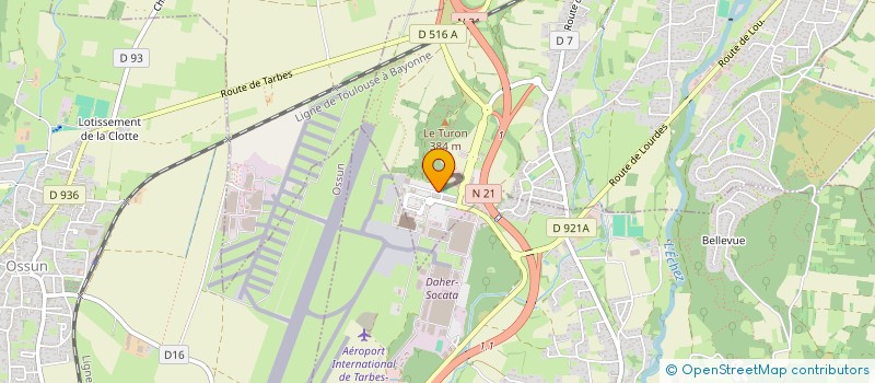 localisation de l'entreprise AERO CLUB LEON MORANE  JUILLAN