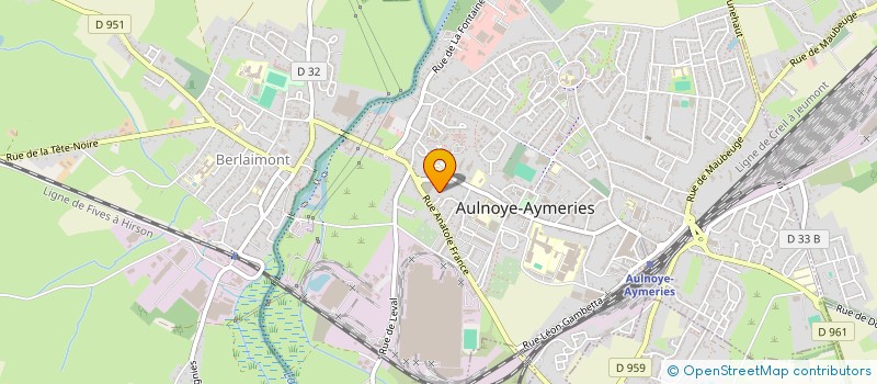 localisation de l'entreprise AERO CLUB RADIO COMMANDE AULNESIEN à AULNOYE-AYMERIES