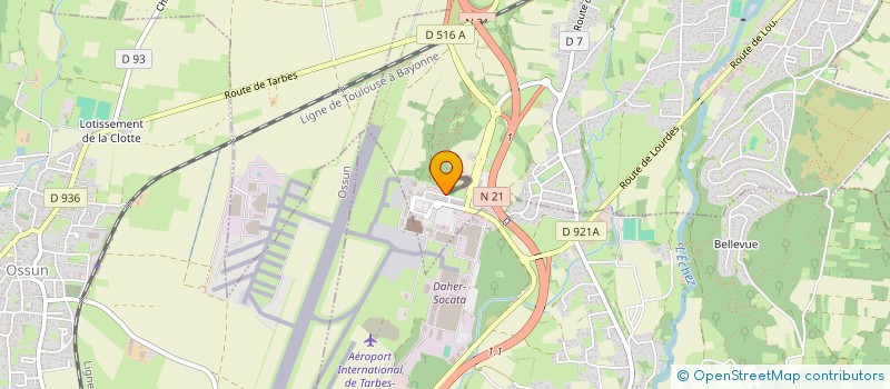 localisation de l'entreprise AERO CLUB TARBES OSSUN LOURDES à JUILLAN