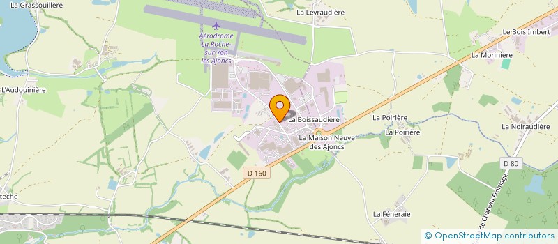 localisation de l'entreprise AERO CLUB YONNAIS à LA ROCHE-SUR-YON