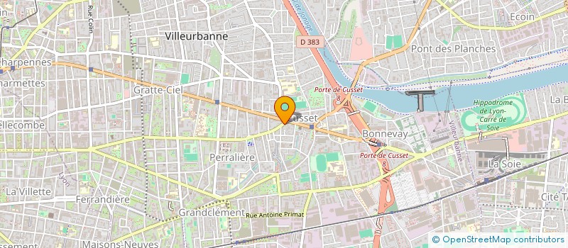 localisation de l'entreprise AERO CONCEPT  VILLEURBANNE