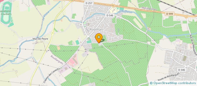 localisation de l'entreprise AERO CONSULT  RODILHAN