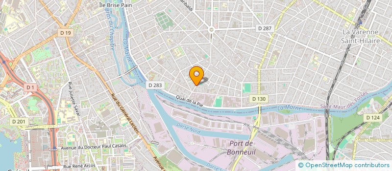 localisation de l'entreprise AERO COVER EVENT à SAINT-MAUR-DES-FOSSES