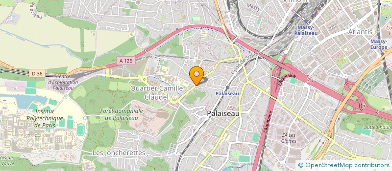 localisation de l'entreprise AERO CRYO  PALAISEAU