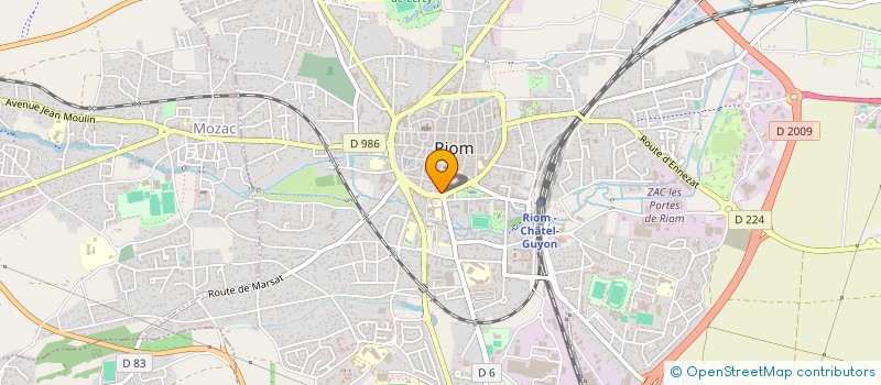 localisation de l'entreprise AERO CS  RIOM