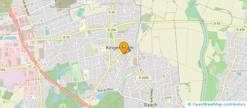 localisation de l'entreprise AERO CURE à KINGERSHEIM