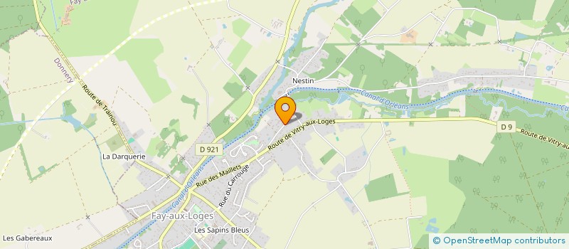 localisation de l'entreprise AERO DECAP RENOV à FAY-AUX-LOGES