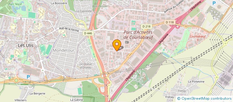 localisation de l'entreprise AERO DELTA à LES ULIS