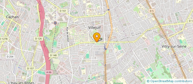 localisation de l'entreprise AERO-EFREI à VILLEJUIF