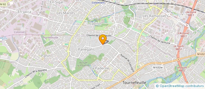 localisation de l'entreprise AERO-ENGINEERIE CONSULTING BERNARD GUIBERT à TOURNEFEUILLE