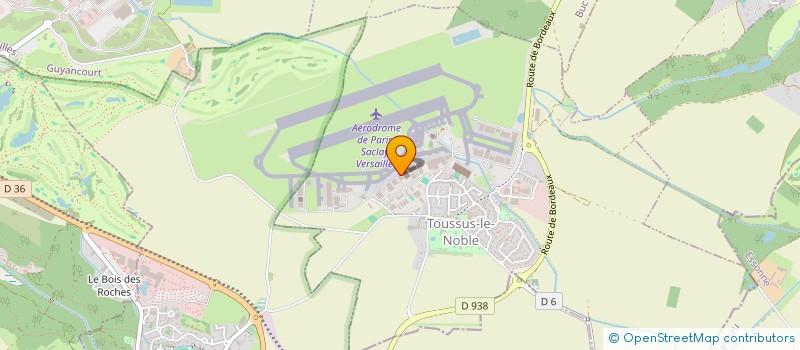 localisation de l'entreprise AERO ENTREPRISE à TOUSSUS-LE-NOBLE