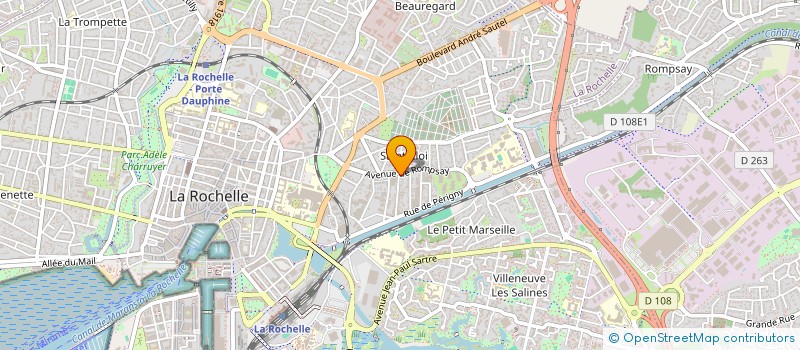 localisation de l'entreprise 'AERO- FOCUS'  LA ROCHELLE