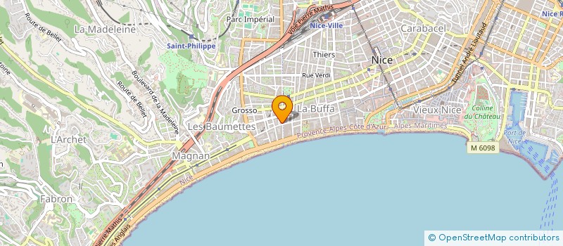 localisation de l'entreprise AERO FORMA INTERNATIONAL à NICE