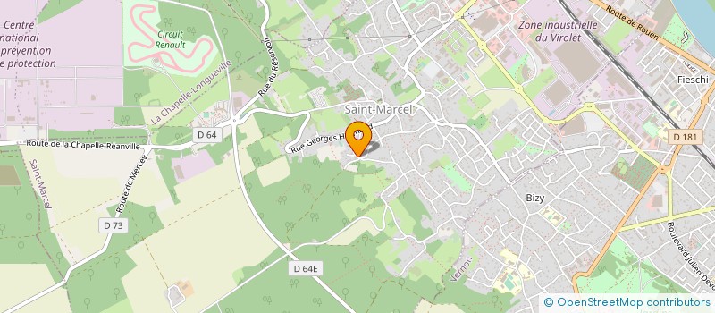 localisation de l'entreprise AERO-FRESH à SAINT-MARCEL