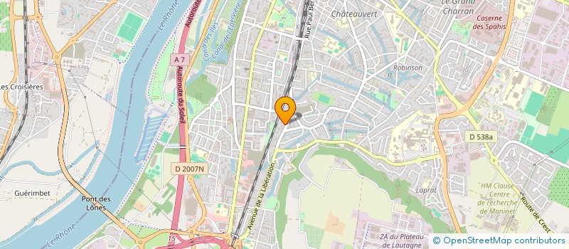 localisation de l'entreprise AERO GAMING  VALENCE